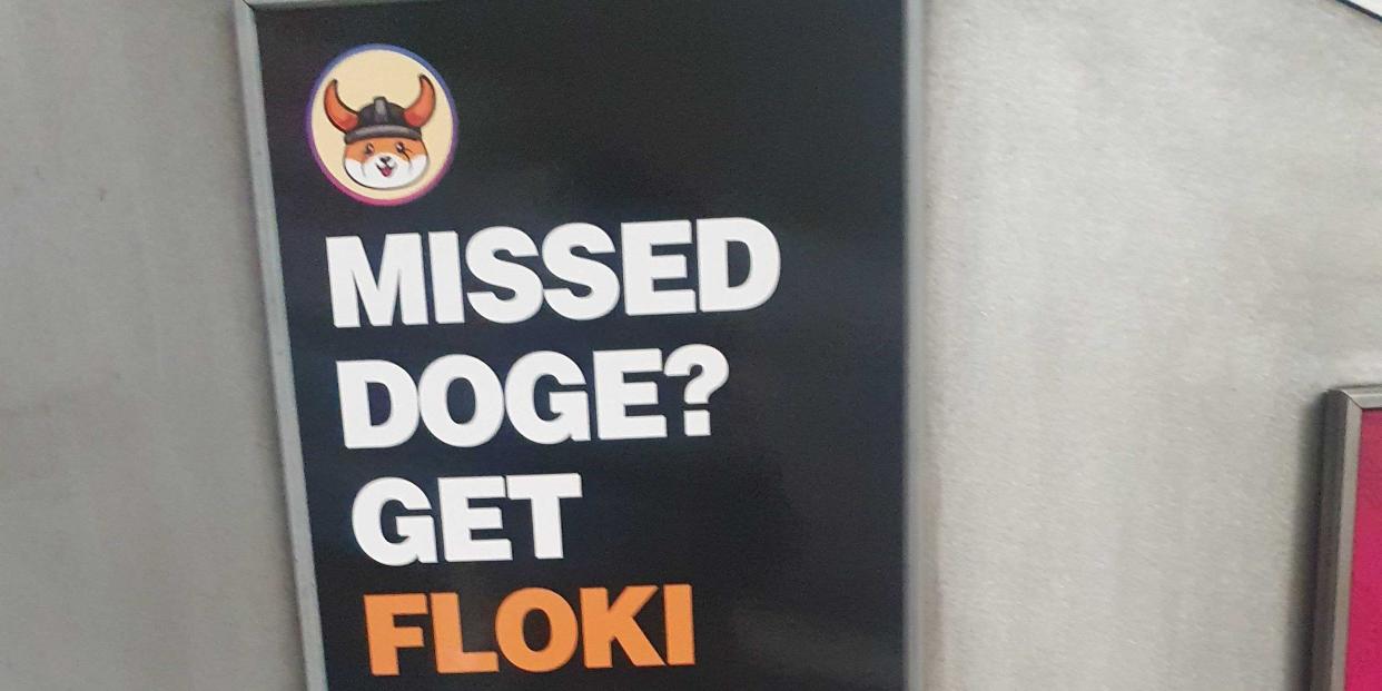 Missed doge? Get floki? ad
