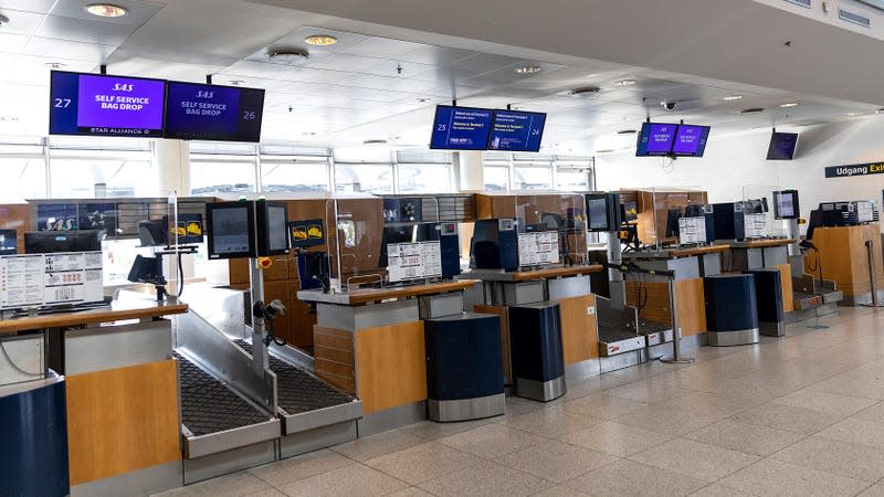 A baggage counter at Copenhagen Airport - Photo: Ole Jensen (Getty Images)