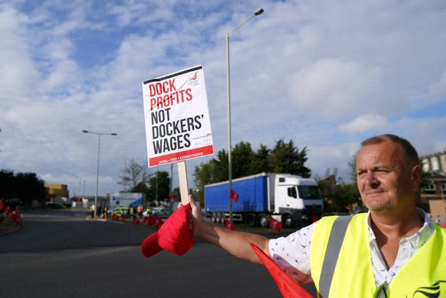 Port of Felixstowe strike