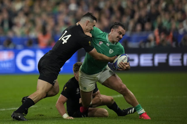 All Blacks give defensive masterclass to knock out Ireland at