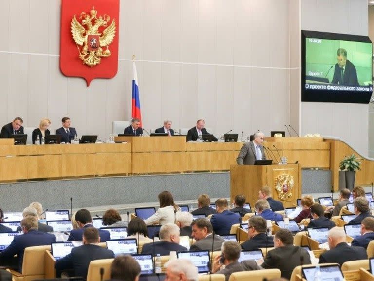 22/03/2018 Sesión plenaria de la Duma, la Cámara Baja del Parlamento ruso POLITICA EUROPA INTERNACIONAL RUSIA DUMA DE RUSIA