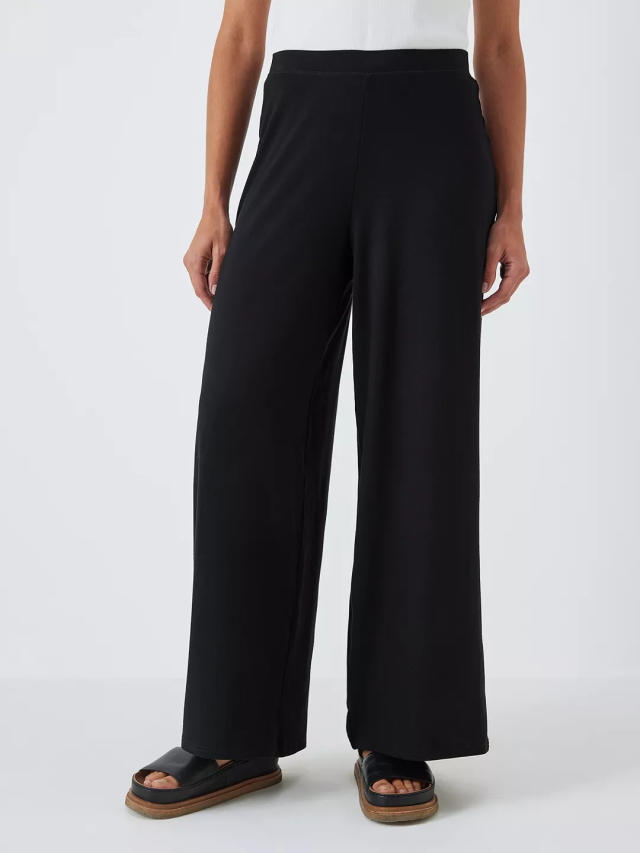 Scarlett & Jo The Bette Lounge Trousers, Black at John Lewis