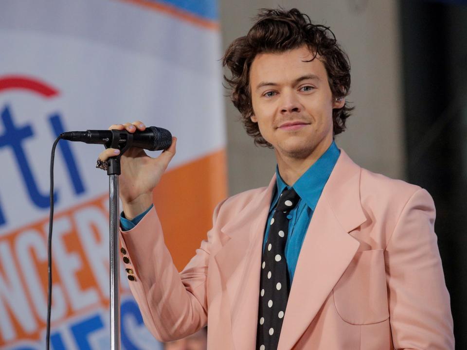 Harry Styles performs in 2020.