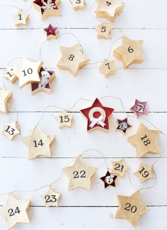 Star Garland Advent Calendar