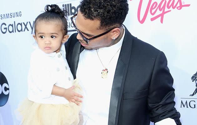 Royalty and Chris Brown. Source: Getty