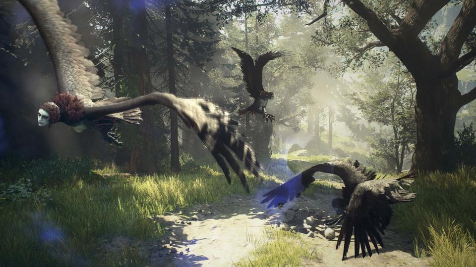 Dragon's Dogma 2 monsters: Harpies.