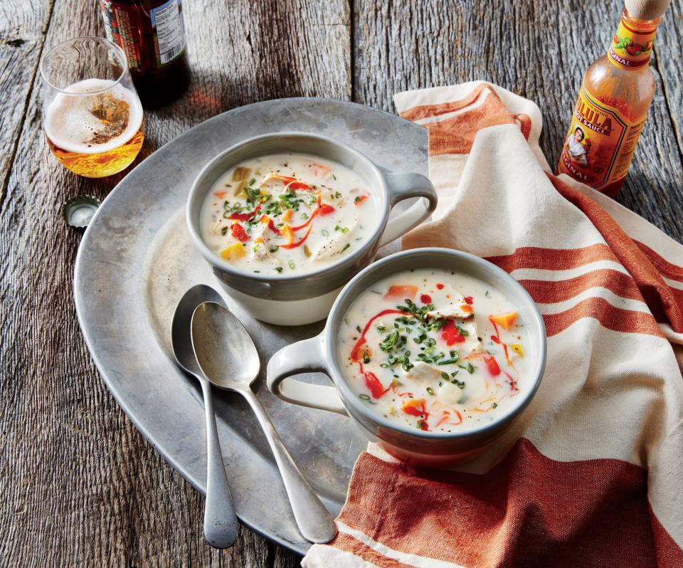 Chicken, Sweet Potato, and Corn Slow-Cooker Chowder