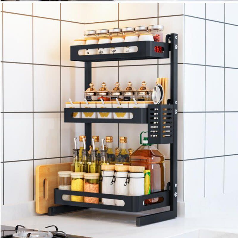 3-Tier Kitchen Countertop 31-Jar Spice Rack