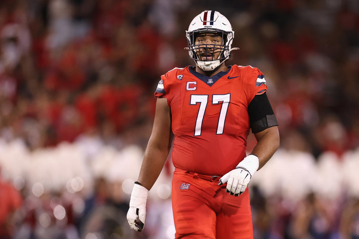 Offensive lineman Jordan Morgan was the Packers' first-round pick of the NFL Draft. (Photo by Christian Petersen/Getty Images)