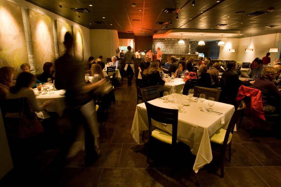 The main dining room of Piccolina Toscana in Wilmington on Nov. 18, 2010.