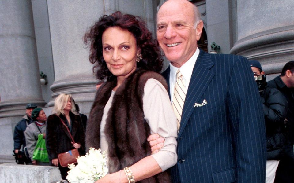 Diane Von Furstenberg and her new husband, Barry Diller - Arnaldo Magnani/Liaison