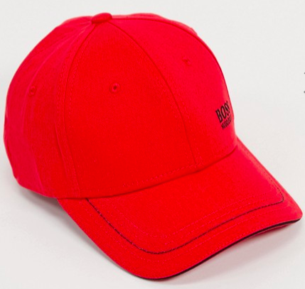 Boss Athleisure cap in red, S$37.99 (was S$53.99). PHOTO: ASOS