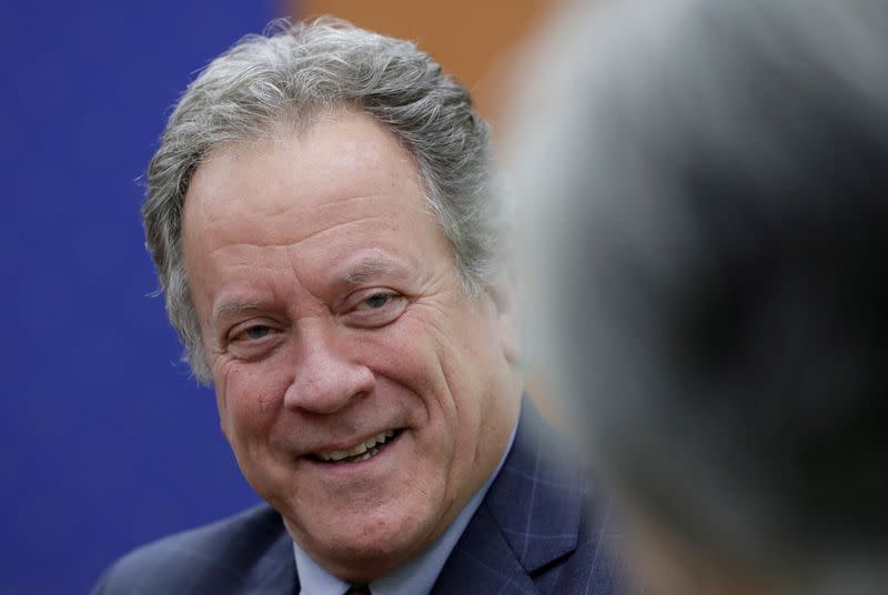 FILE PHOTO: South Korean officials meet World Food Program chief, David Beasley