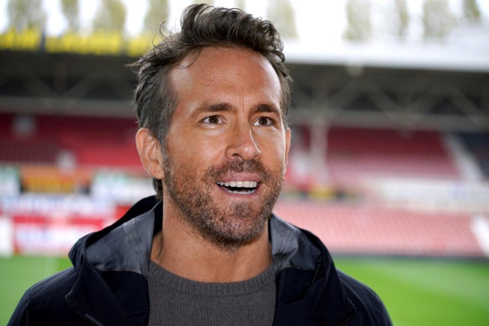 Ryan Reynolds is enjoying life as Wrexham’s co-owner  (PA Archive)