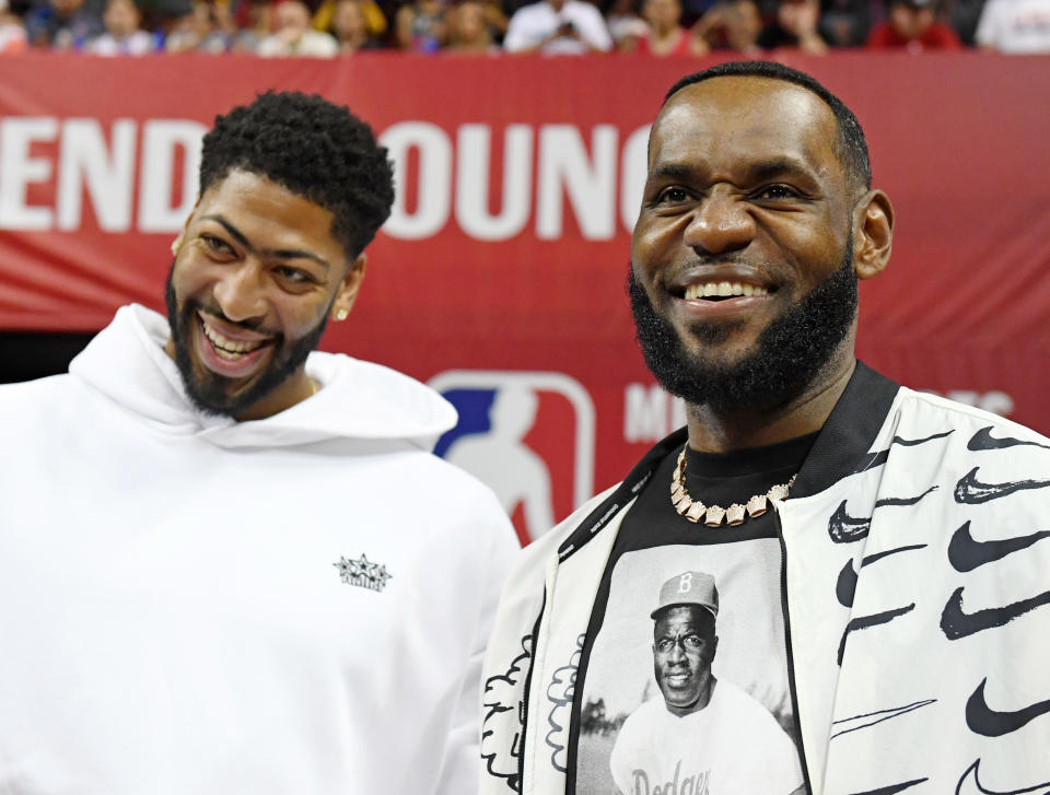 Anthony Davis and LeBron James are two of the most talented players in the NBA. (Getty Images)