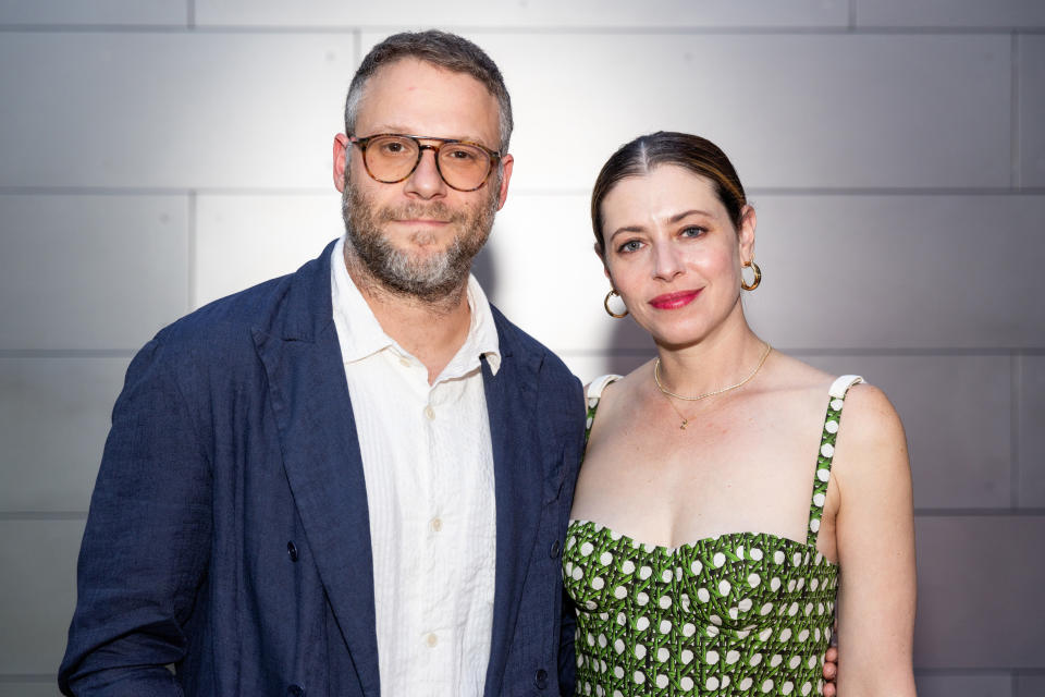 Seth Rogen and Lauren Miller Rogen co-host HFC Austin Brain Health Dinner on Sept. 30, 2023 in Austin, Texas