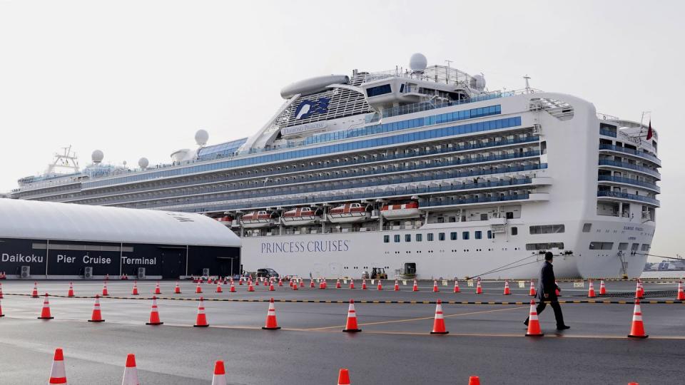 Auf der im Hafen des japanischen Yokohama in Quarantäne liegenden «Diamond Princess» gibt es 200 Coronavirus-Fälle.