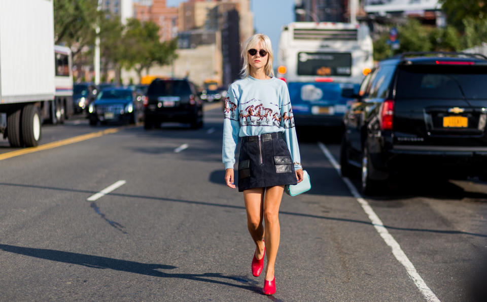Picture of NYFW Street Style Red Shoes