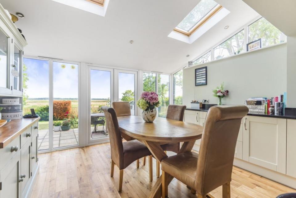 Eastern Daily Press: The property enjoys lovely views over the Waveney Valley from every one of its three floors