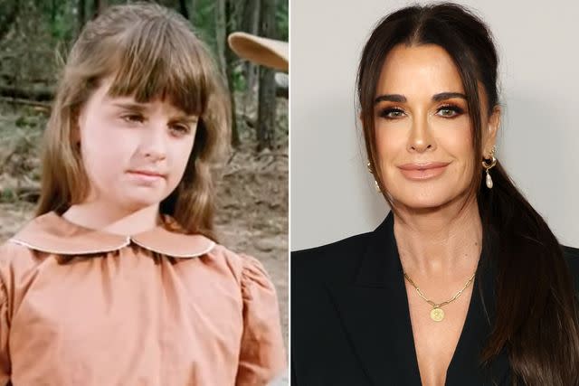 <p>NBC ; Monica Schipper/Getty</p> Kyle Richards as Alicia Sanderson Edwards in 'Little House on the Prairie'. ; Kyle Richards attends 2023 Variety's Women Of Reality TV on November 29, 2023 in Beverly Hills, California.