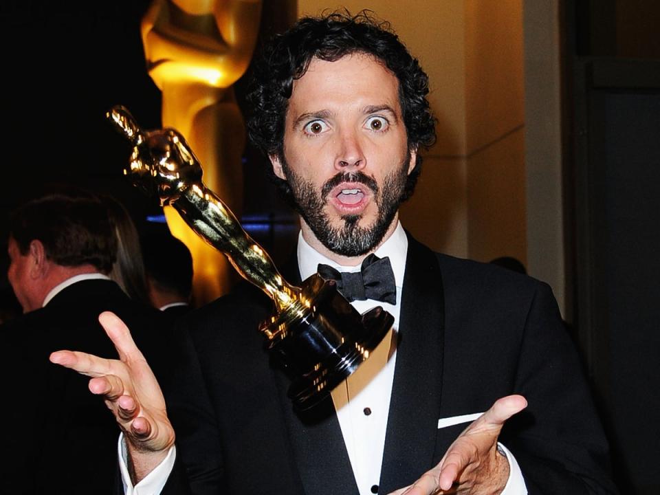 McKenzie after winning the Oscar for Best Original Song in February 2012 (Kevork Djansezian/Getty)