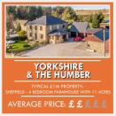 <p>In Sheffield, £1m will get you a four-bedroom farmhouse with 11 acres of land, surrounded by countryside.</p><p><span>Average property price: £160,420</span></p>