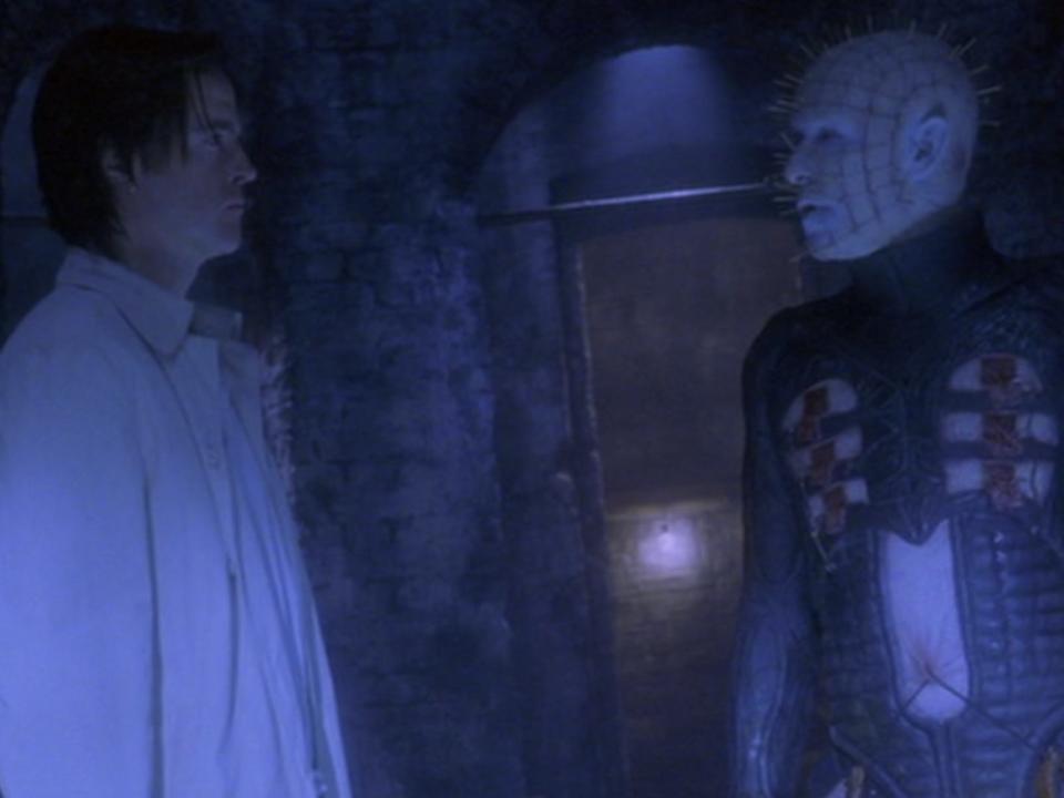 Paul Rhys as Winter LeMarchand and Doug Bradley as Pinhead