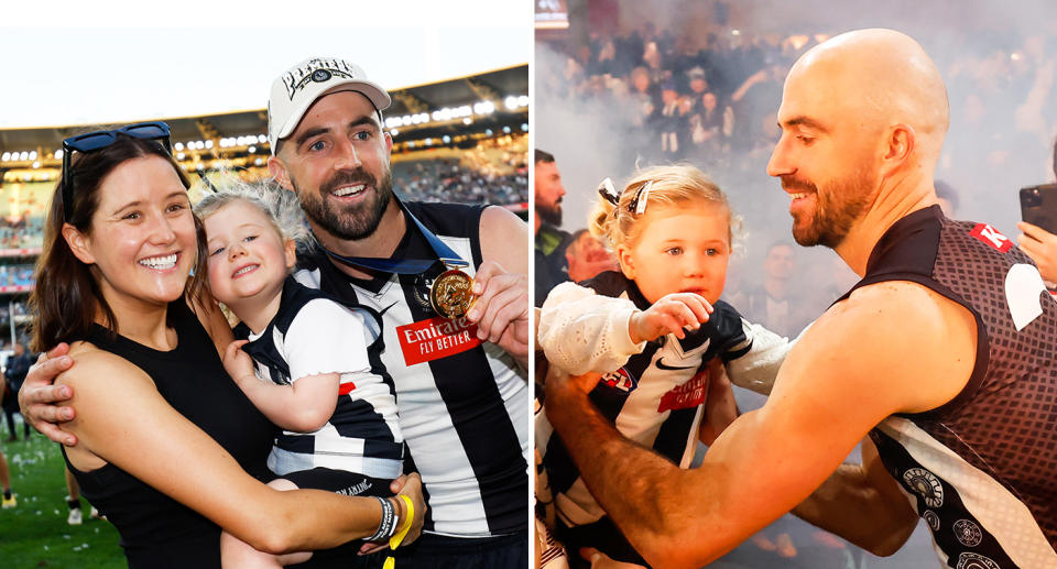 Pictured Steele Sidebottom and his wife Alisha