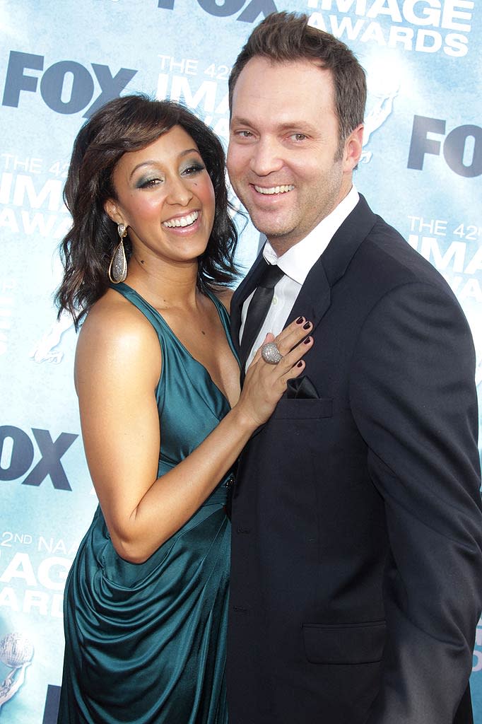 Remember how adorable Tamera Mowry and her twin sister Tia were on their '90s sitcom "Sister, Sister"? She's all grown up now! The actress said "I do" to her honey, Fox News Channel correspondent Adam Housley, in Napa Valley, California, on May 15. And don't worry -- her sister was still by her side as matron of honor. (She married actor Cory Hardrict in 2008.)