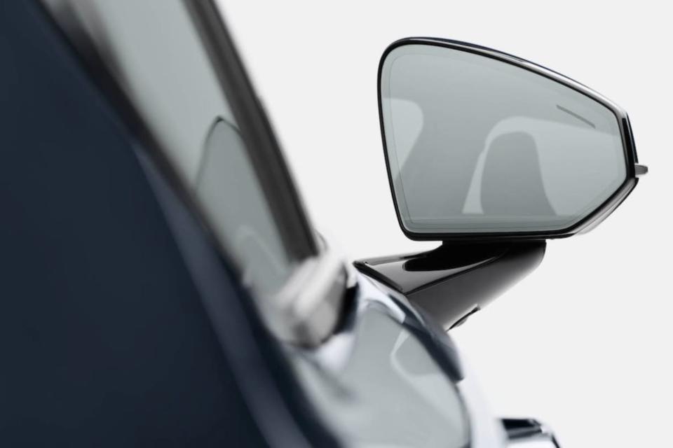 Polestar 2 frameless side mirror