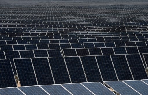 The Villanueva photovoltaic (PV) power plant operated by Italian company Enel Green Power in the desert near Villanueva, a town located in the municipality of Viesca, Coahuila State, Mexico