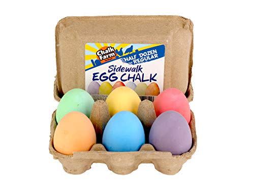 45) Sidewalk Egg Chalk