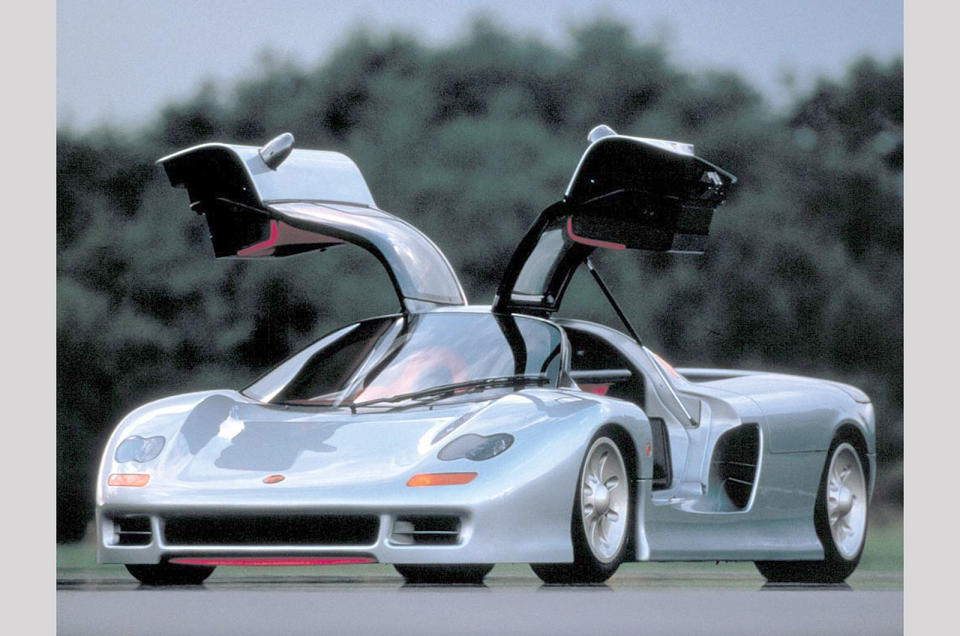 <p>When Jiotto unveiled the Caspita in 1989, it claimed this was a car which would see a return to people driving to a race track, competing, then driving home again, all in the same car. At first there was a detuned formula one V12 powerplant, but in 1990 a <strong>Judd V10</strong> unit was fitted instead, either unit supposedly capable of giving over 200mph. But no customer cars were ever delivered.</p>