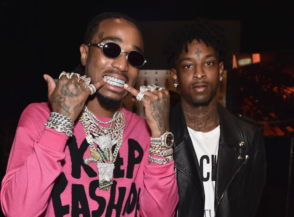 Quavo and 21 Savage, photo by Theo Wargo/Getty