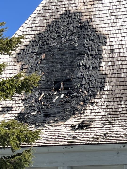 Timberline Lodge reopened on Apr. 21, 2024 after fire damaged the attic just days before. (Courtesy: U.S. Forest Service)