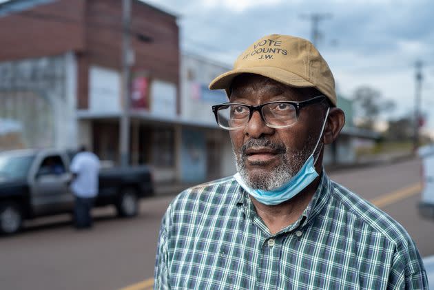 Jerry White, president of the local NAACP in Gloster, is helping to organize residents who say they were harmed by Drax's pollution.  (Photo: Timothy Ivy for Huffpost)