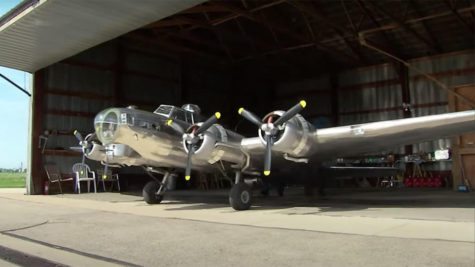 Jack Bally’s 1:3 scale Boeing B-17 Flying Fortress bomber replica - Credit: Glenn Pfortmiller/YouTube