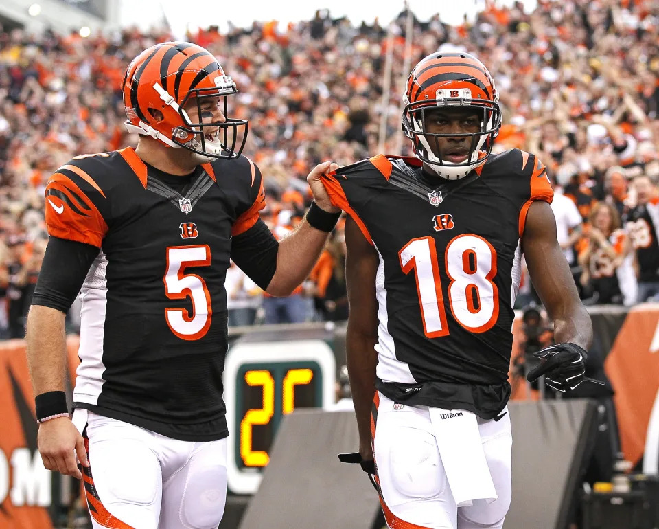 Bengals quarterback AJ McCarron helped the Bengals get into the playoffs in 2015 as he filled in for an injured Andy Dalton.