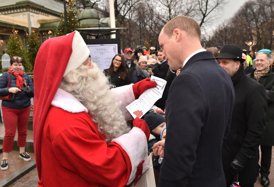 William passes on George's wishlist