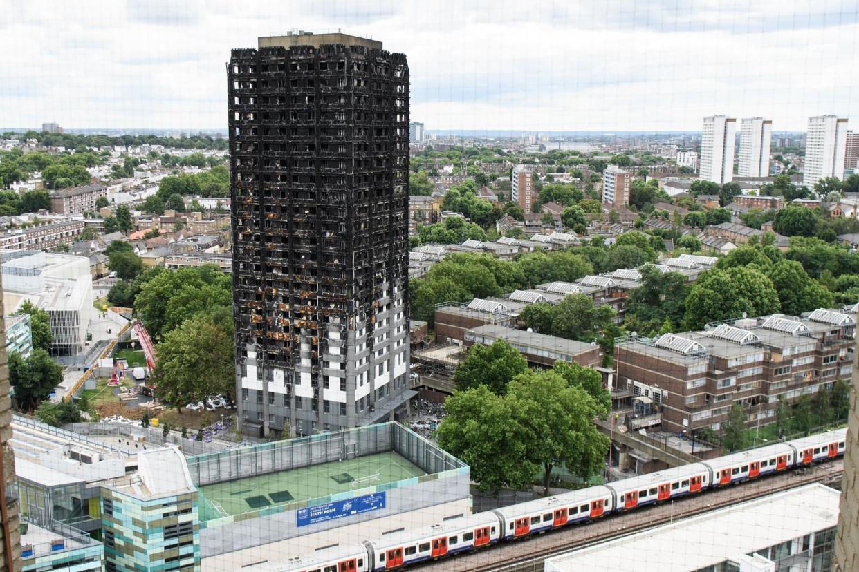 Financial aid: Firms that have seen a reduction in trade following the Grenfell Tower fire can apply for help: Getty Images