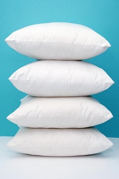 <div class="caption-credit"> Photo by: Shutterstock</div><div class="caption-title">Pillows</div><p> Chances are, you wash your sheets and pillowcases frequently, but when was the last time you threw your actual pillow in the laundry machine? Pillows contain mold, bacteria and dust mites, which can cause allergies. And several studies have demonstrated that they are one of the biggest sources of infection in hospitals. At least there is an easy solution: Wash your pillows often. </p>