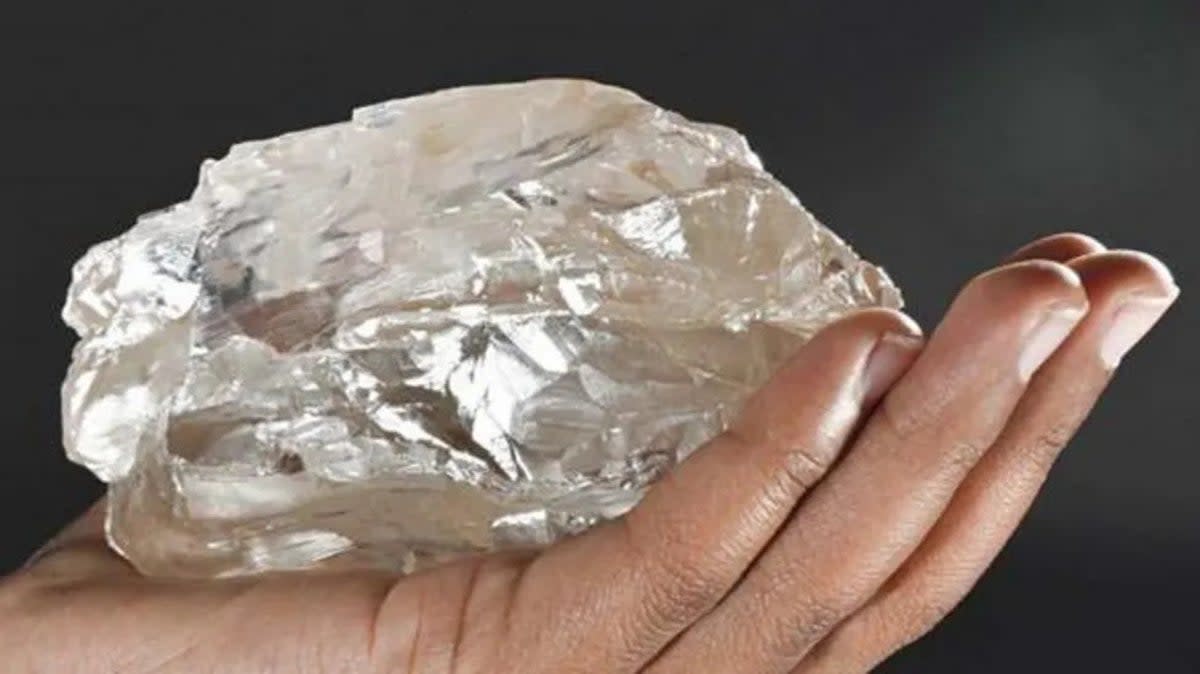 The diamond was unearthed in Botswana (Lucara Diamond)