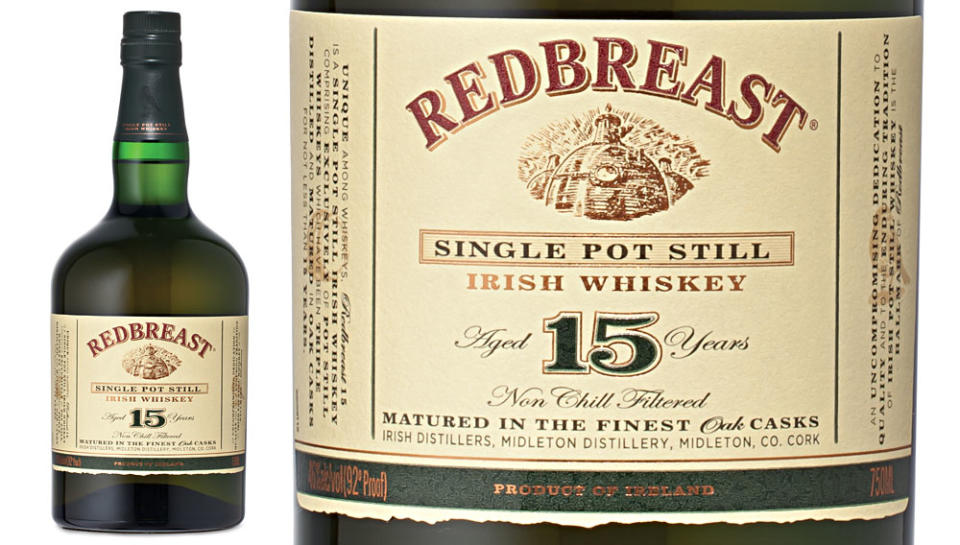 Redbreast 15 Year Old irish whiskey