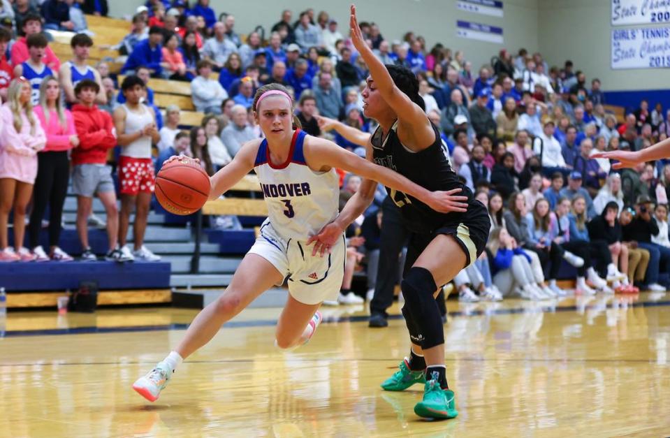 Andover star Brooke Walker is one of the top girls basketball players in the state this season.