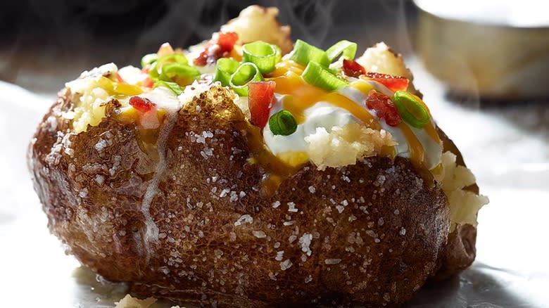 LongHorn Steakhouse loaded baked potato