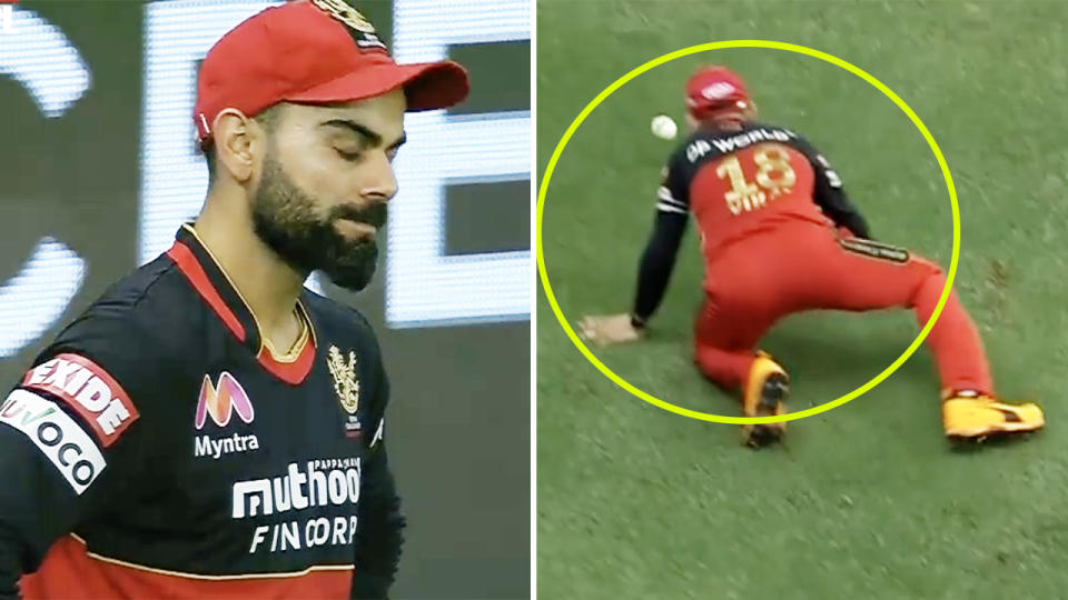 Virat Kohli, pictured here in action in the Indian Premier League.