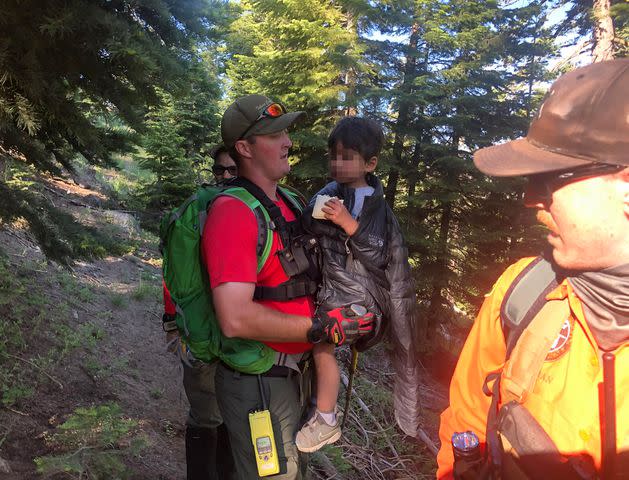 <p>Fresno County Sheriff's Office/Facebook</p> Fresno County California 4-year-old boy found in woods after search