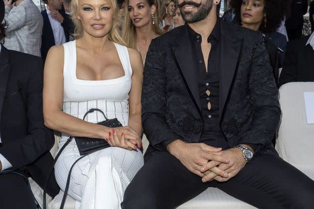 Pamela Anderson et Adil Rami