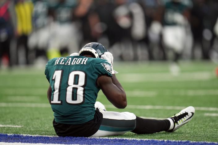 Jalen Reagor had a second straight disappointing season after the Eagles made him their first-round pick in 2020.