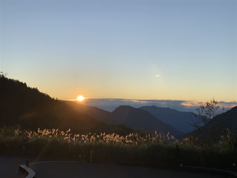 太平山莊日出。（圖／羅東林管處提供）